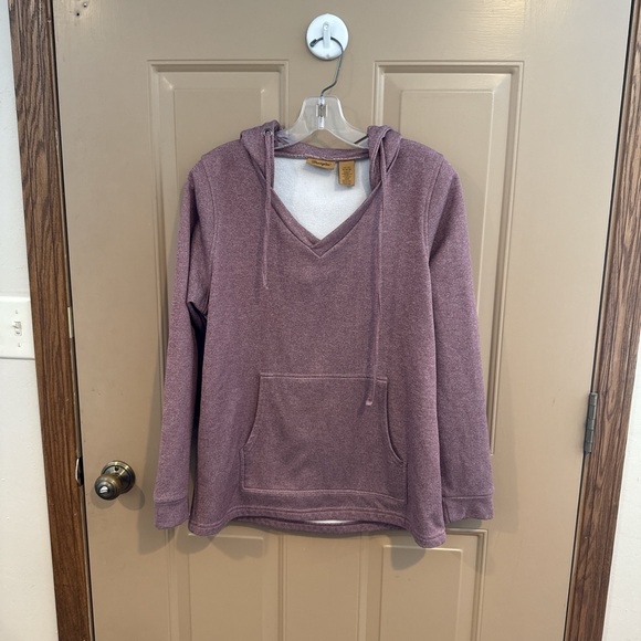 Wrangler Tops - Wrangler Women's Purple V-Neck Hoodie